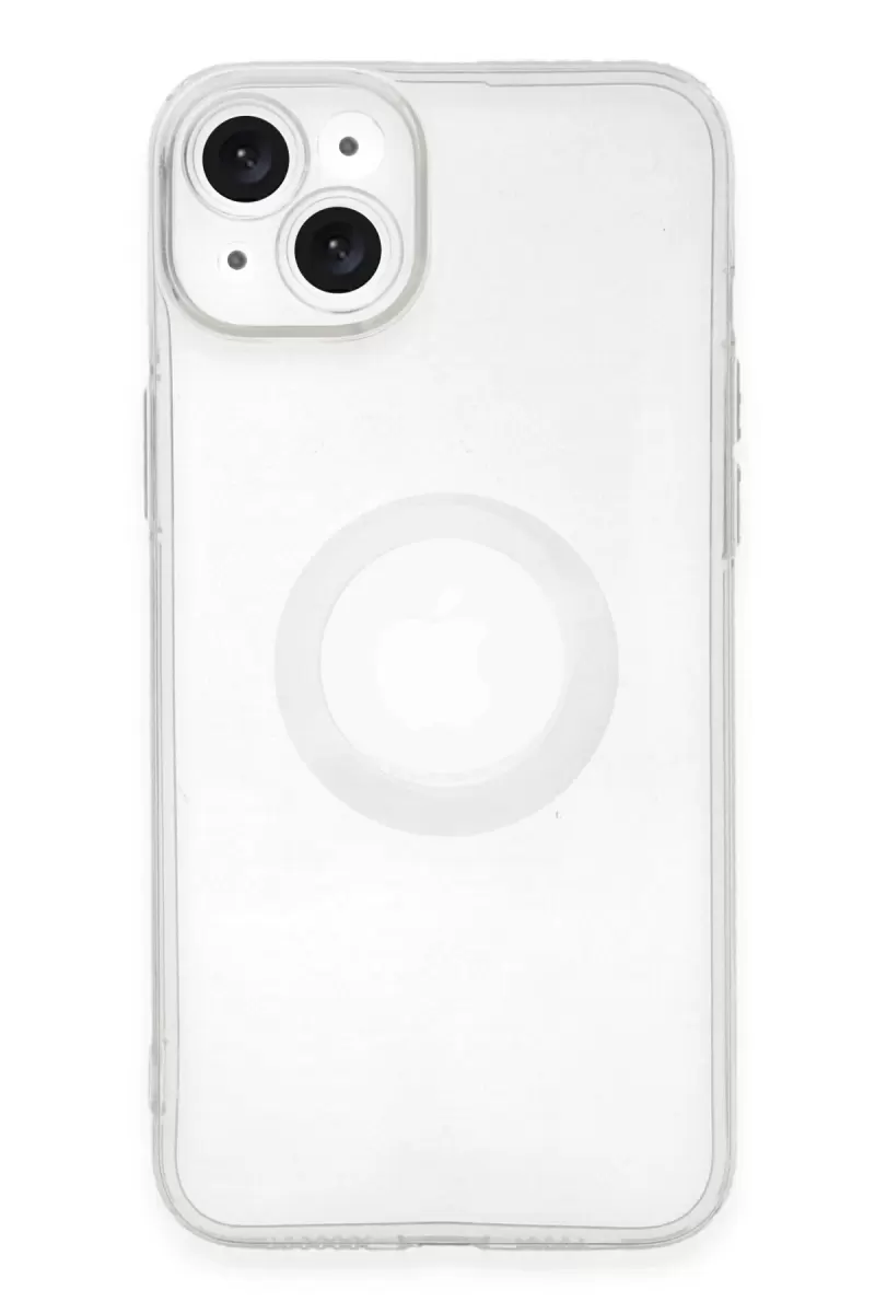 Newface Apple iPhone 14 Plus Kılıf Santa Lens Silikon - Şeffaf