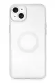 Newface Apple iPhone 14 Plus Kılıf Santa Lens Silikon - Şeffaf
