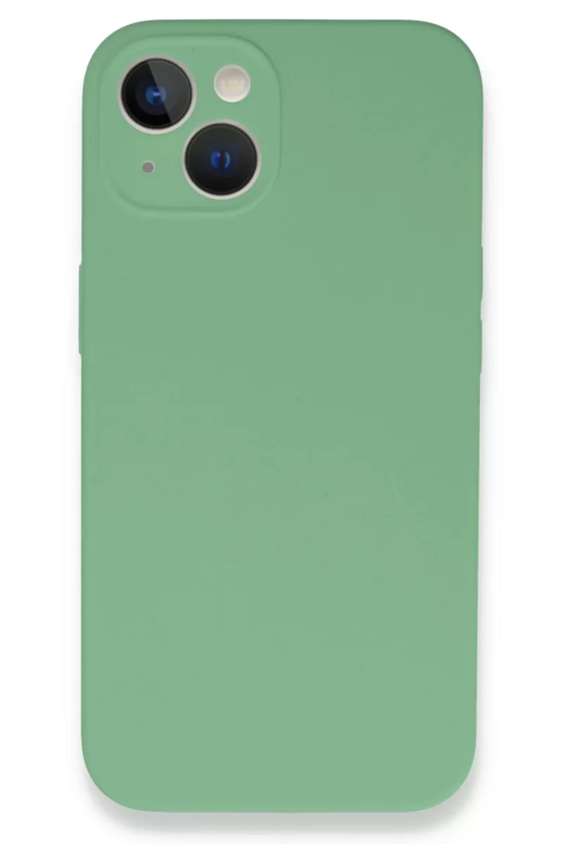 Newface Apple iPhone 13 Mini Kılıf Lansman Legant Silikon - Yeşil