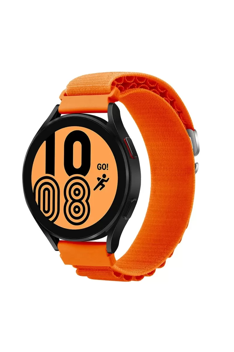 Newface Watch 22mm KR410 Kumaş Kordon - Turuncu