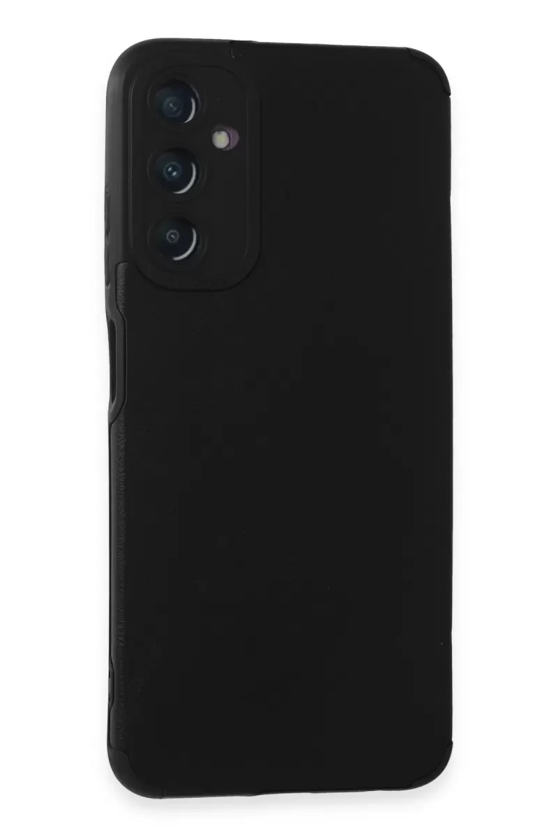 Newface Samsung Galaxy A05S Kılıf Loop Deri Silikon - Siyah