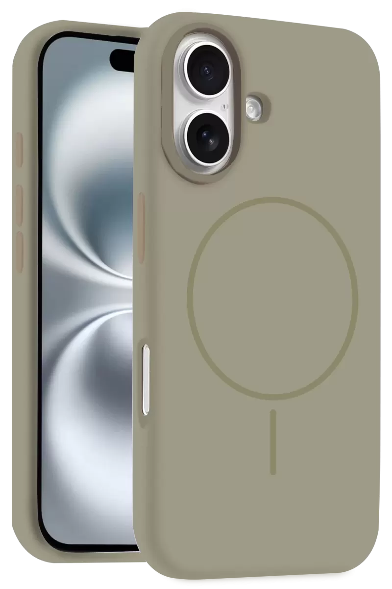 Joko Apple iPhone 16 Kılıf Jully Magsafe Kapak - Çöl Titanyum