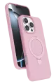 Newface Apple iPhone 16 Pro Max Regal Magsafe Standlı Kapak - Açık Pembe