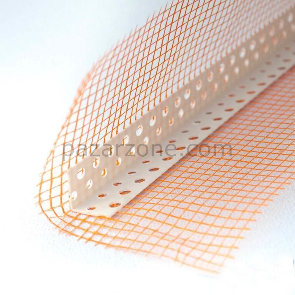 Pvc Fileli Köşe Profili 2,5 Metre (25 Adet)