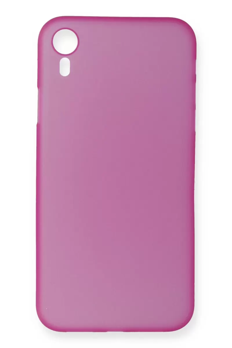 Newface Apple iPhone XR Kılıf PP Ultra İnce Kapak - Pembe