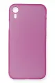 Newface Apple iPhone XR Kılıf PP Ultra İnce Kapak - Pembe