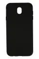 Newface Samsung Galaxy J7 Pro / J730 Kılıf Nano içi Kadife Silikon - Siyah