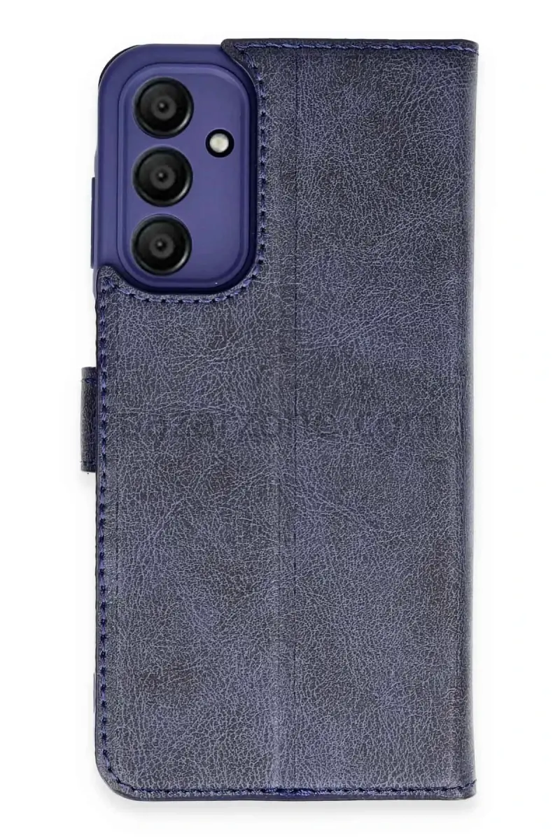 Newface Samsung Galaxy M15 Kılıf Trend S Plus Kapaklı Kılıf - Lacivert