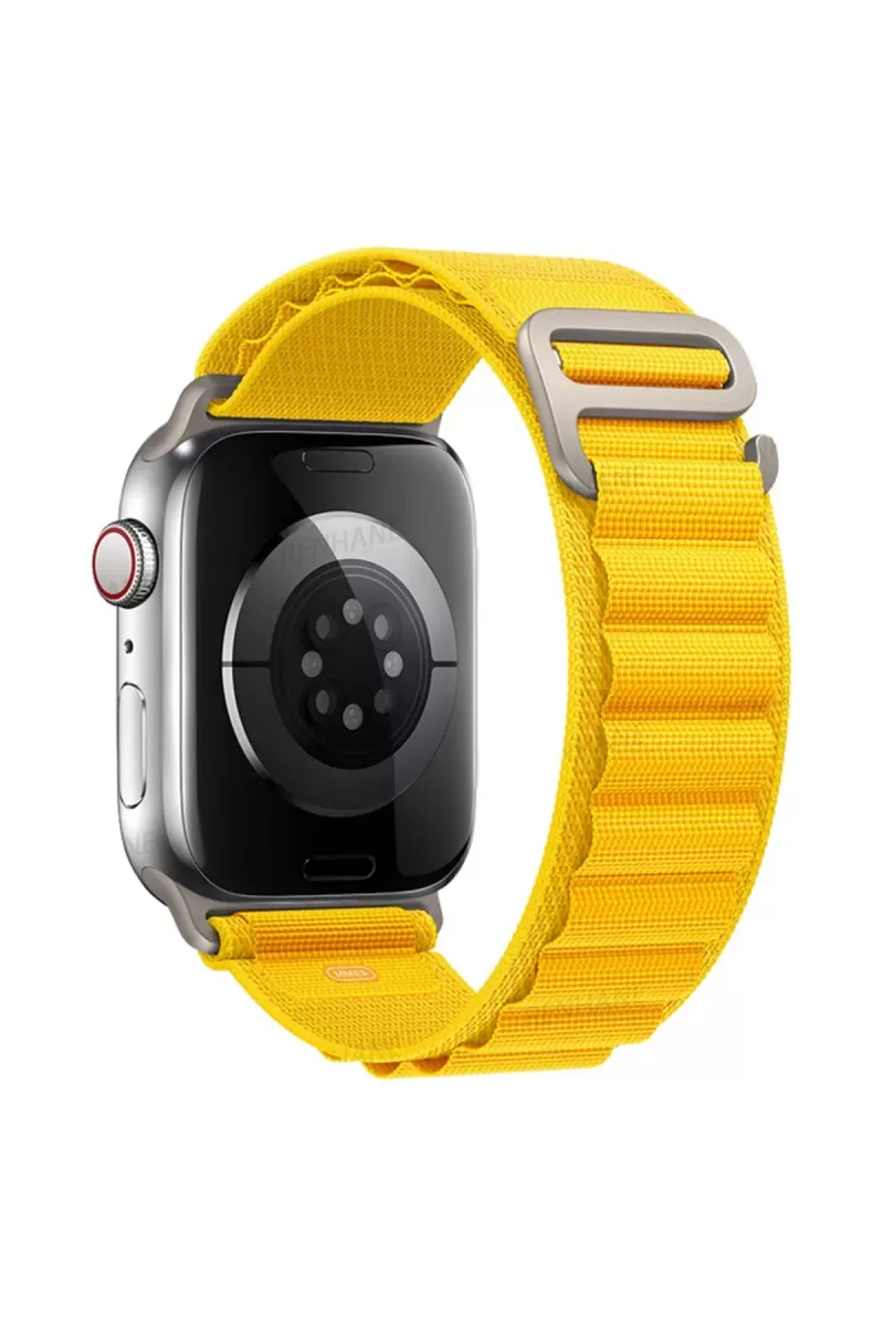 Newface Apple Watch 42mm Mountain Kordon - Sarı