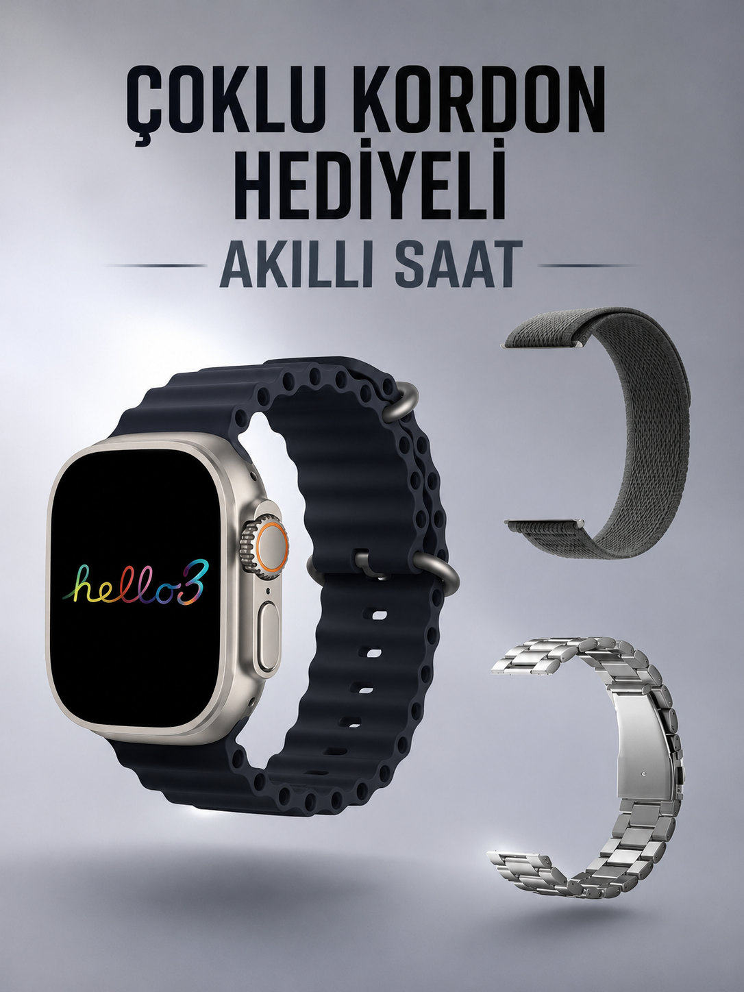 Akıllı Saat Yeni Nesil Bluetooth Bağlantılı Uyku Sağlık Takibi GPS Ve NFC Uyumlu