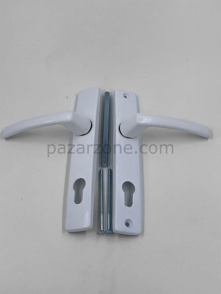 Pvc Yale Kapı Kolu Elit Beyaz