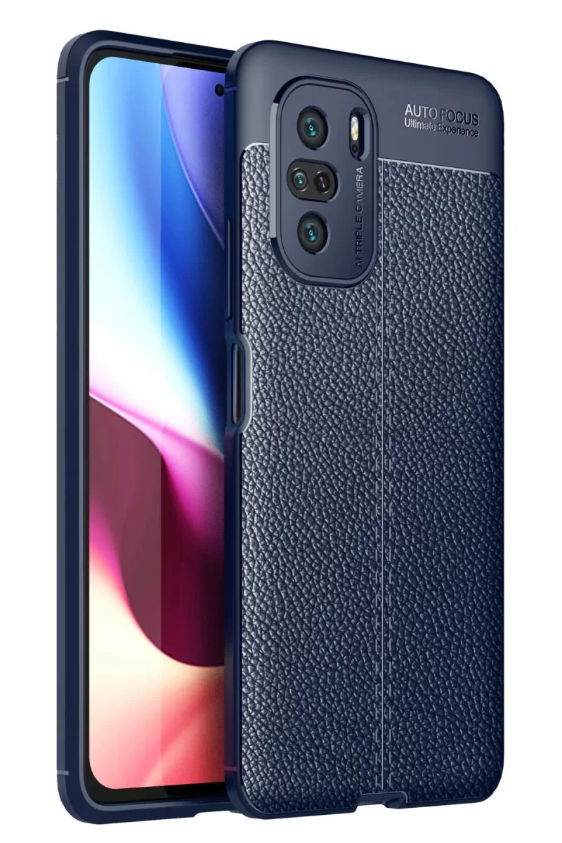 Newface Xiaomi Poco F3 Kılıf Auto Focus Kapak - Lacivert