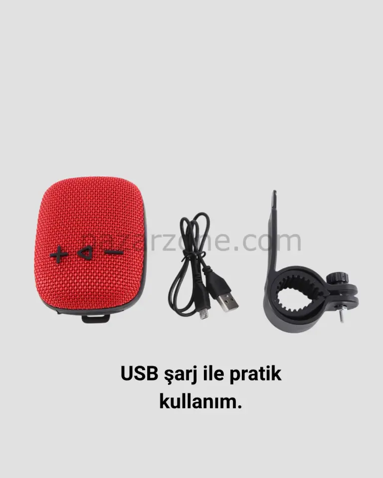 USB TF Kart ve FM Radyolu Bluetooth Hoparlör 5W