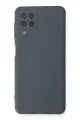 Newface Samsung Galaxy A22 Kılıf Nano içi Kadife Silikon - Gri