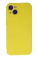 Newface Apple iPhone 13 Mini Kılıf Nano içi Kadife Silikon - Sarı