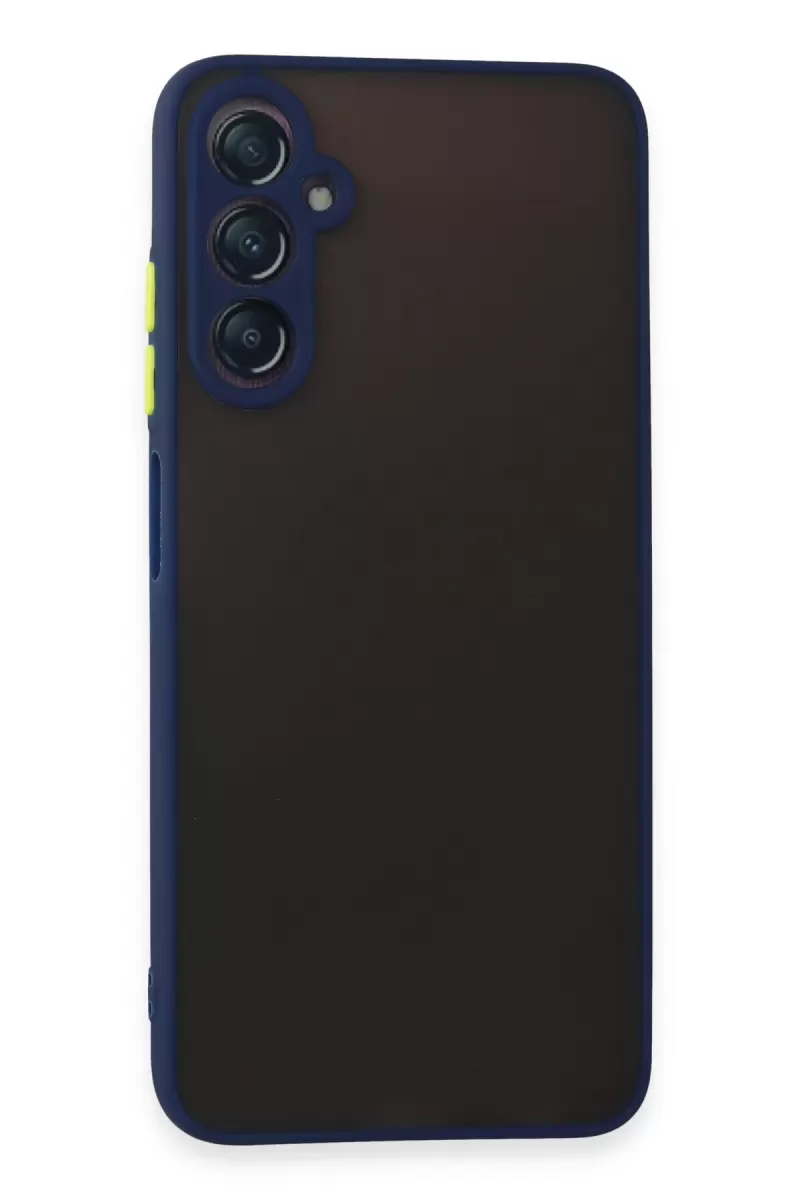 Newface Samsung Galaxy A05S Kılıf Montreal Silikon Kapak - Lacivert