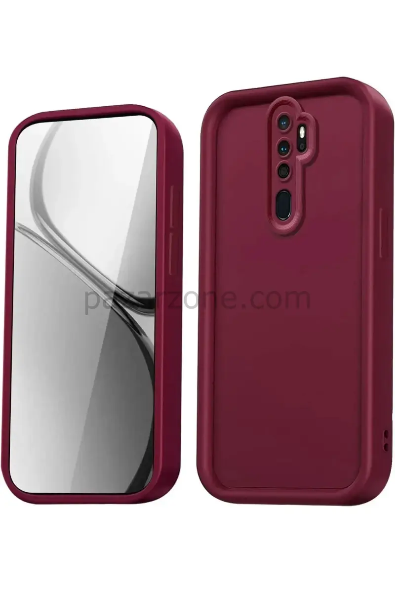 Newface Xiaomi Redmi Note 8 Pro Kılıf Viera Silikon - Bordo