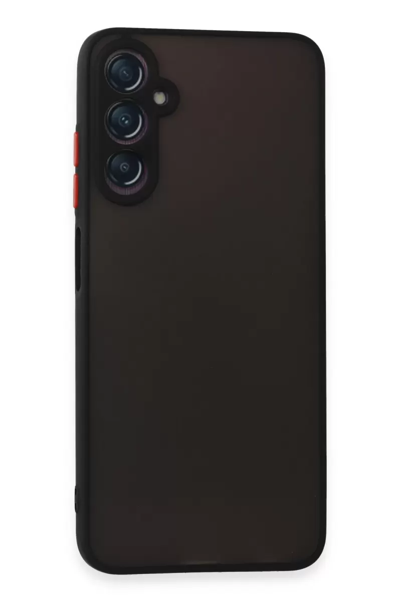 Newface Samsung Galaxy A05S Kılıf Montreal Silikon Kapak - Siyah