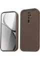 Newface Xiaomi Redmi Note 8 Pro Kılıf Viera Silikon - Kahverengi
