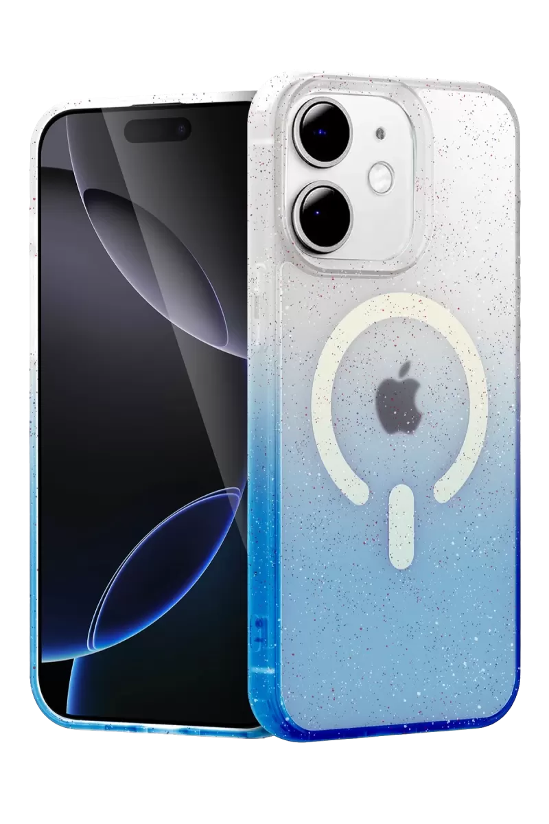 Newface Apple iPhone 11 Pummel Shiny Magsafe Kapak - Mavi