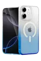 Newface Apple iPhone 11 Pummel Shiny Magsafe Kapak - Mavi