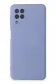 Newface Samsung Galaxy A22 Kılıf Nano içi Kadife Silikon - Lila