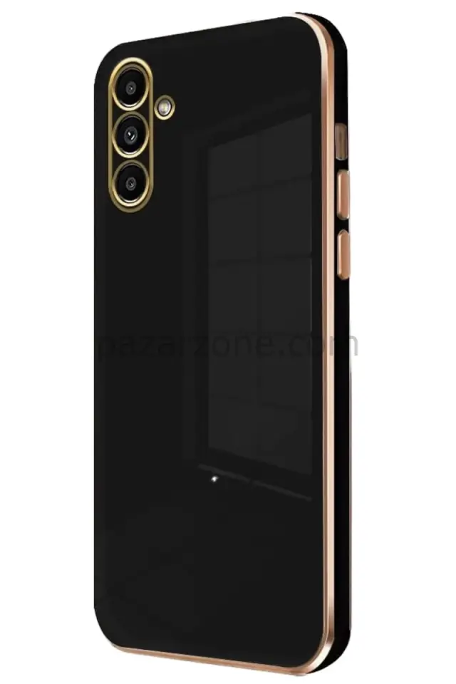 Newface Samsung Galaxy M15 Kılıf Volet Silikon - Siyah