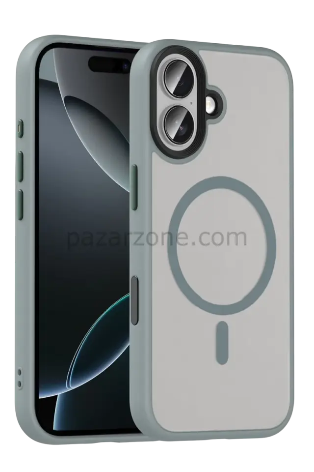 Joko Apple iPhone 16 Megane Magsafe Kapak - Titan Gri