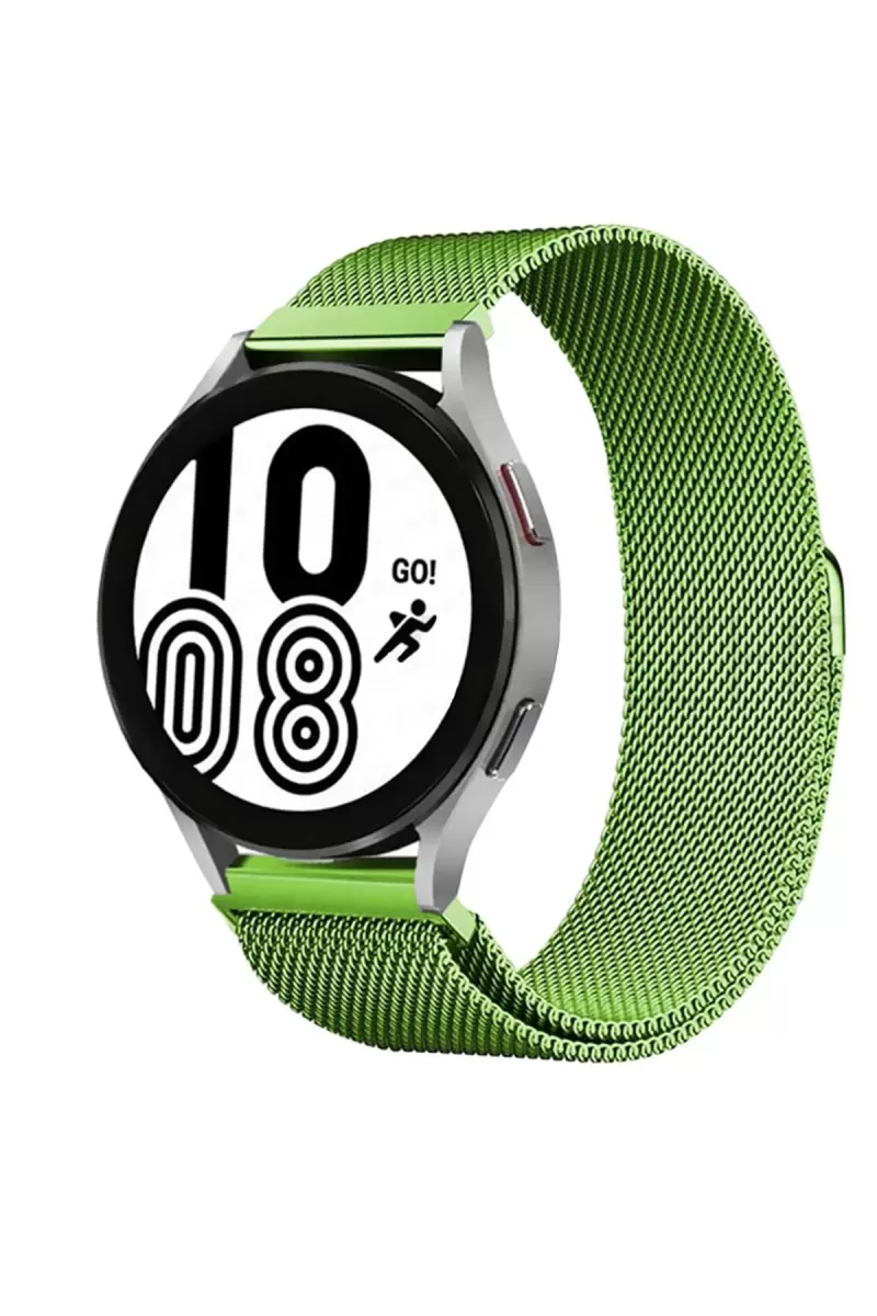 Newface Watch 22mm Metal Mıknatıslı Kordon - Yeşil