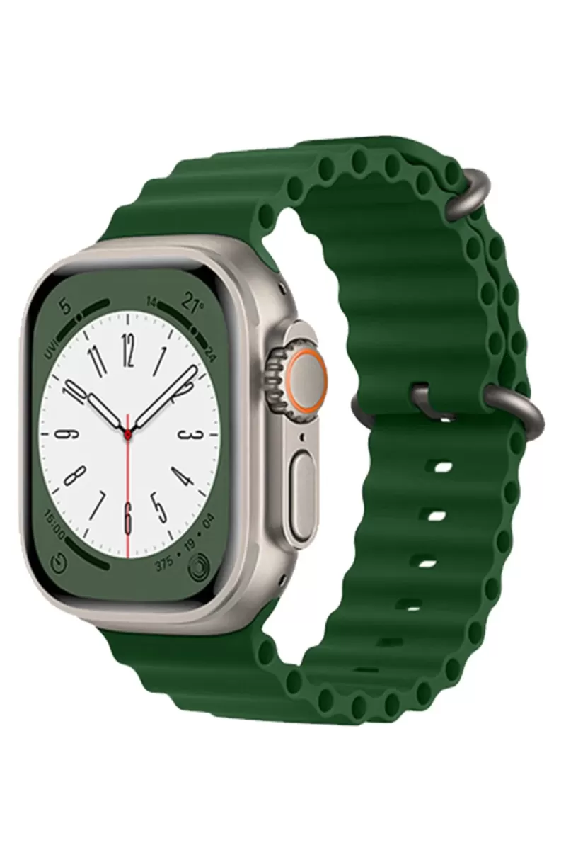 Newface Apple Watch 42mm Ocean Kordon - Koyu Yeşil