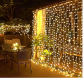 2x2 Metre Perde Led Sarı Işık