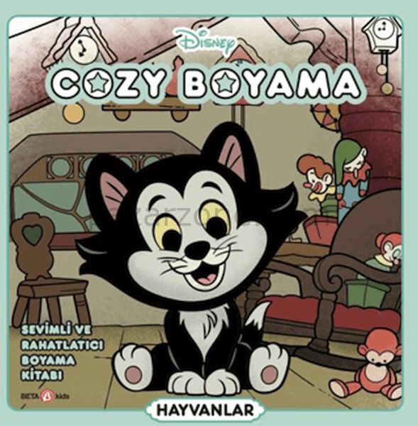 Disney Cozy Boyama, Sevimli ve Rahatlatıcı Boyama Kitabı - Hayvanlar