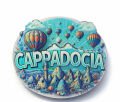 Kapadokya Temalı Ahşap Buzdolabı Magneti Model 6