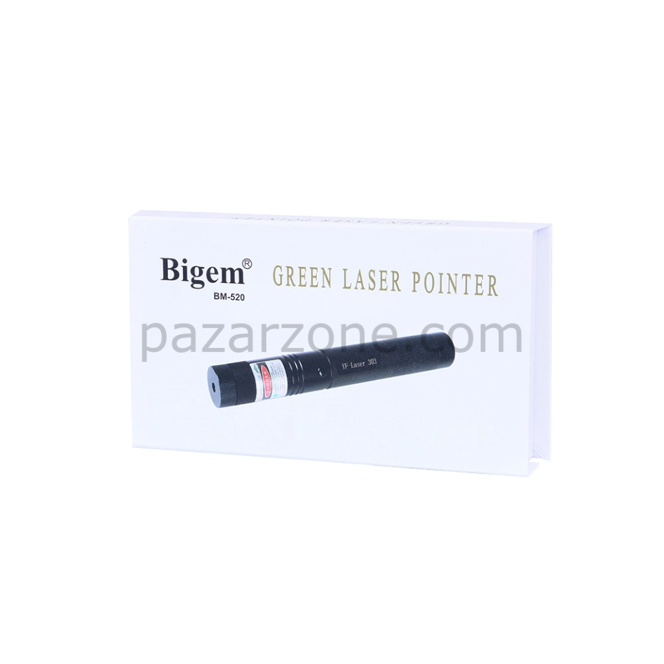Şarjlı Yeşil Lazer Pointer 1000mw Bm-520