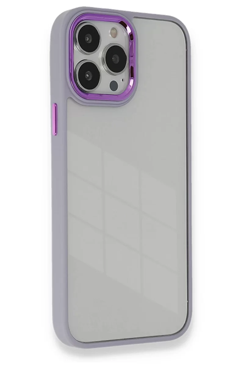 Newface Apple iPhone 14 Pro Kılıf Dora Kapak - Lila