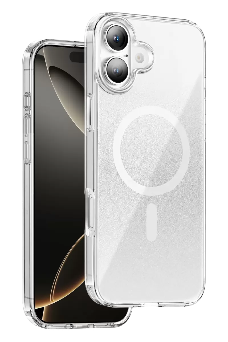 Onegif Apple iPhone 17 Sora Simli Magsafe Kapak - Beyaz