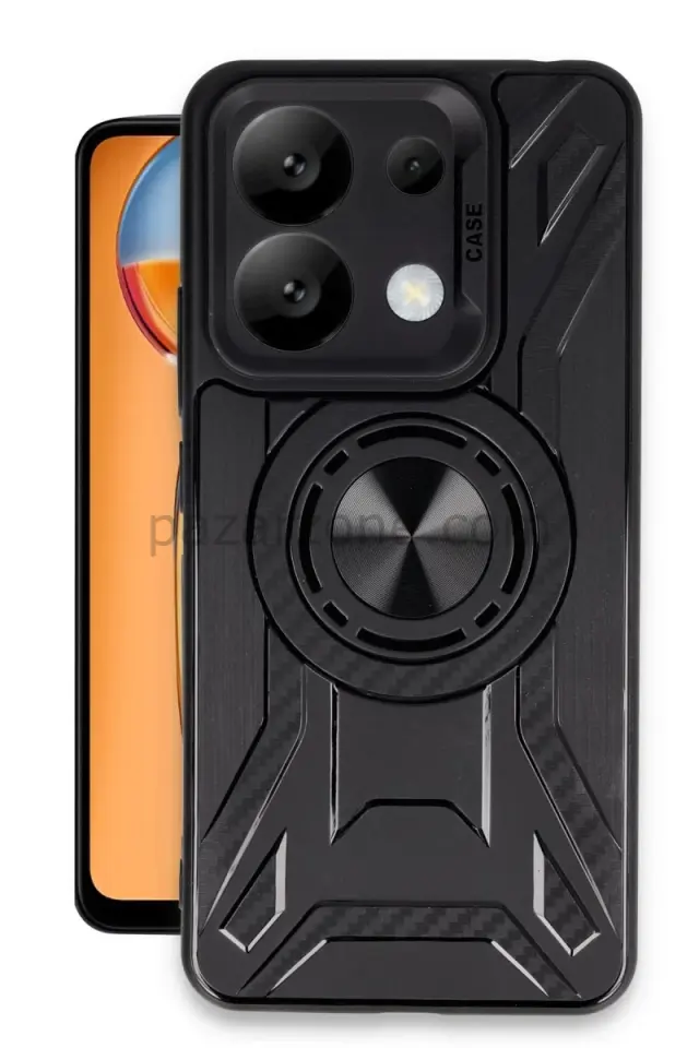 Newface Xiaomi Redmi Note 13 Pro 4G Kılıf Lincoln Silikon - Siyah