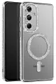 Newface Samsung Galaxy A37 5G Joke Simli Magneticsafe Kılıf - Gümüş