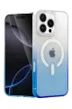 Newface Apple iPhone 16 Pro Pummel Shiny Magsafe Kapak - Mavi