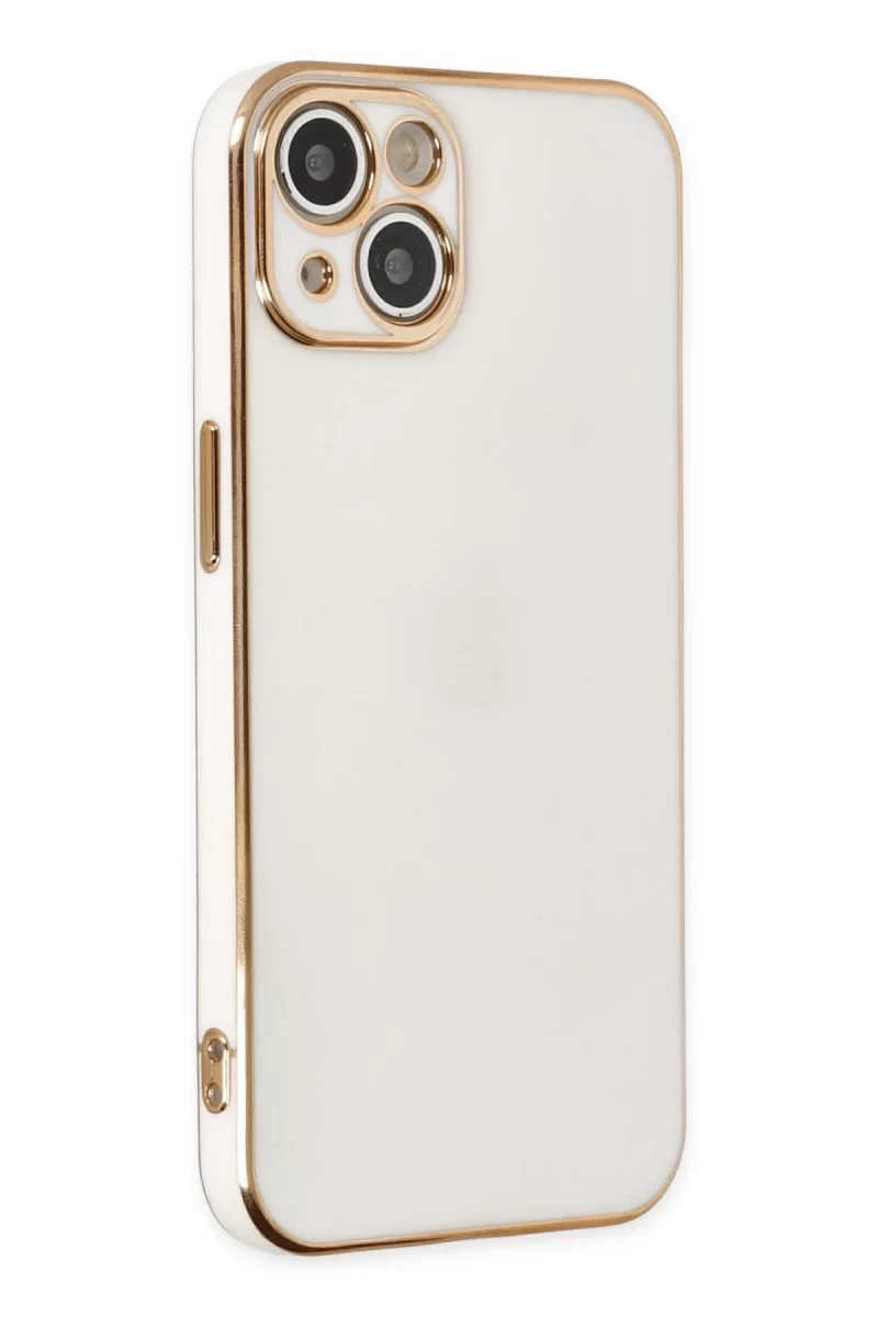 Newface Apple iPhone 14 Plus Kılıf Volet Silikon - Beyaz