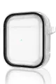 Movenchy Apple Airpods 4 (4.nesil) Shiny Şeffaf Kılıf - Siyah