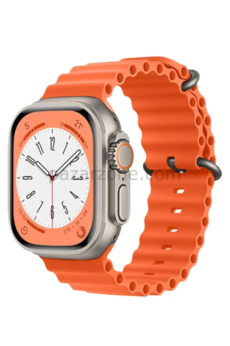 Newface Apple Watch 42mm Ocean Kordon - Turuncu