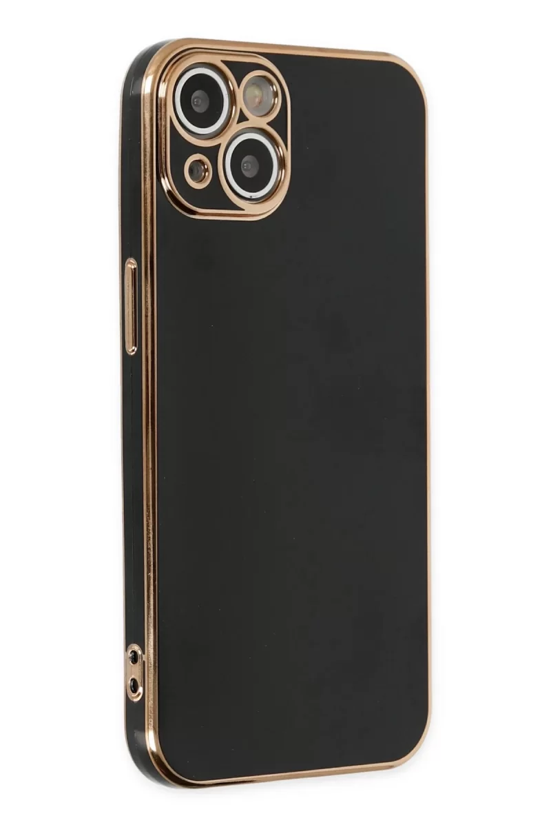 Newface Apple iPhone 14 Plus Kılıf Volet Silikon - Siyah
