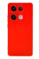 Newface Xiaomi Redmi Note 13 Pro 4G Kılıf Nano içi Kadife Silikon - Kırmızı