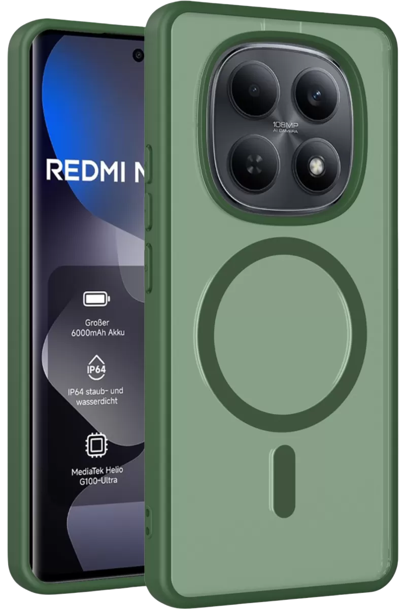 Joko Xiaomi Redmi Note 15 Pro Plus 5G Jota Magsafe Kapak - Koyu Yeşil
