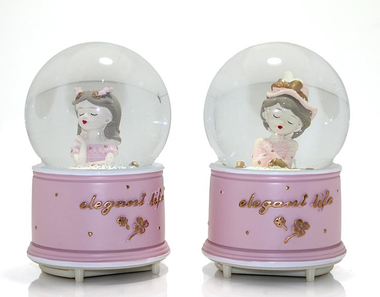 Kar Küresi Işıklı Müzikli 13 Cm No 2