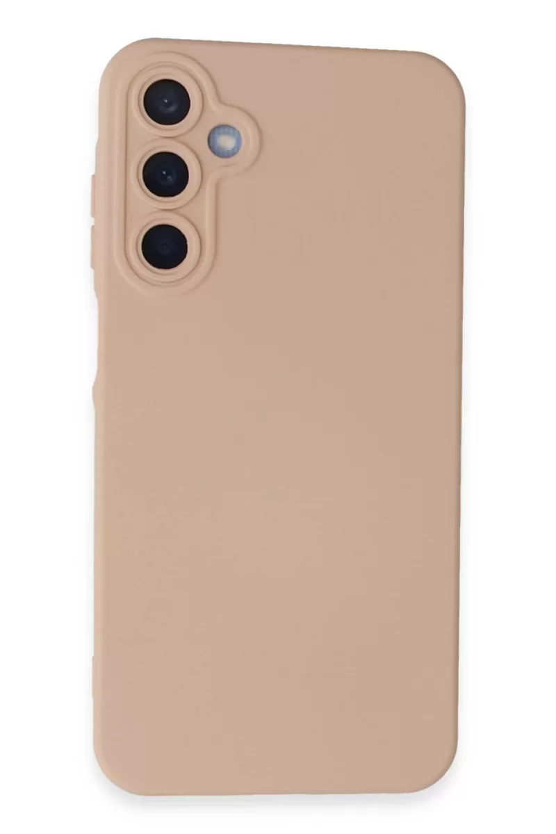 Newface Samsung Galaxy A05S Kılıf Nano içi Kadife Silikon - Pudra