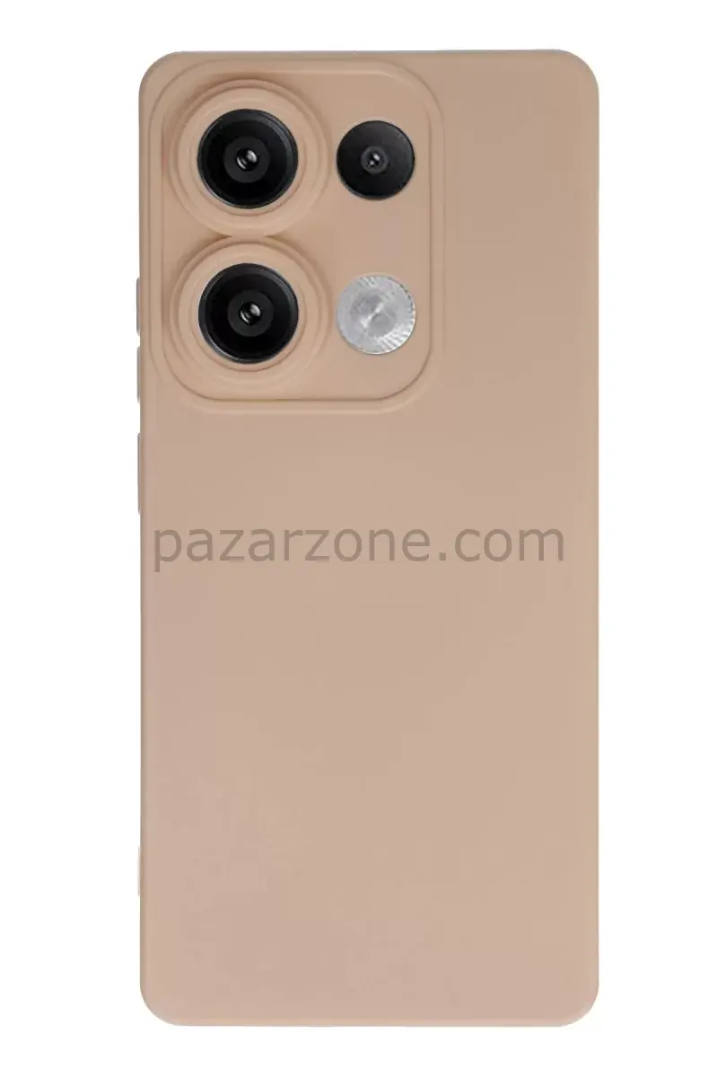Newface Xiaomi Redmi Note 13 Pro 4G Kılıf Nano içi Kadife Silikon - Pudra