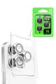 Newface Apple iPhone 16 Pro Raze Metal Kamera Lens - Beyaz