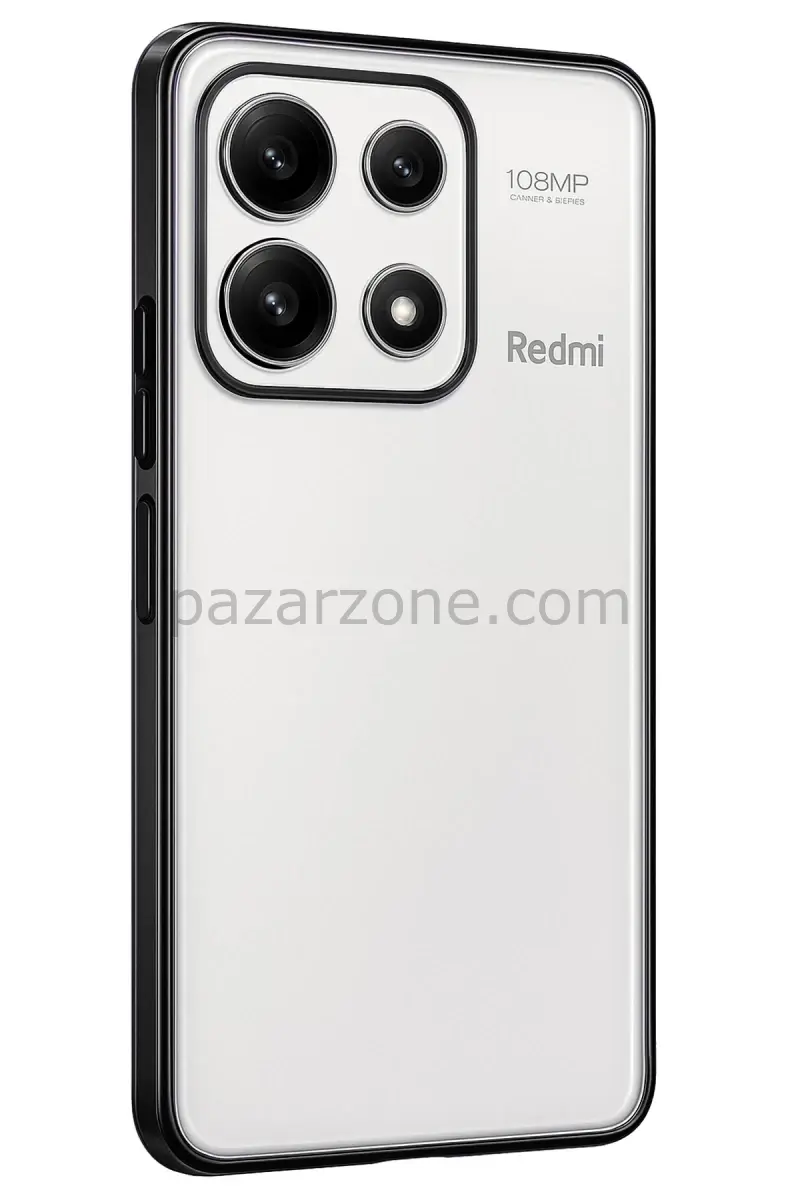 Newface Xiaomi Poco X6 Pro Kılıf Razer Lensli Silikon - Siyah